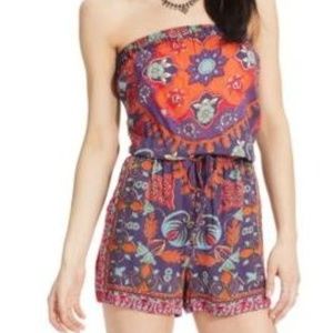 Angie Strapless Romper Size Medium
